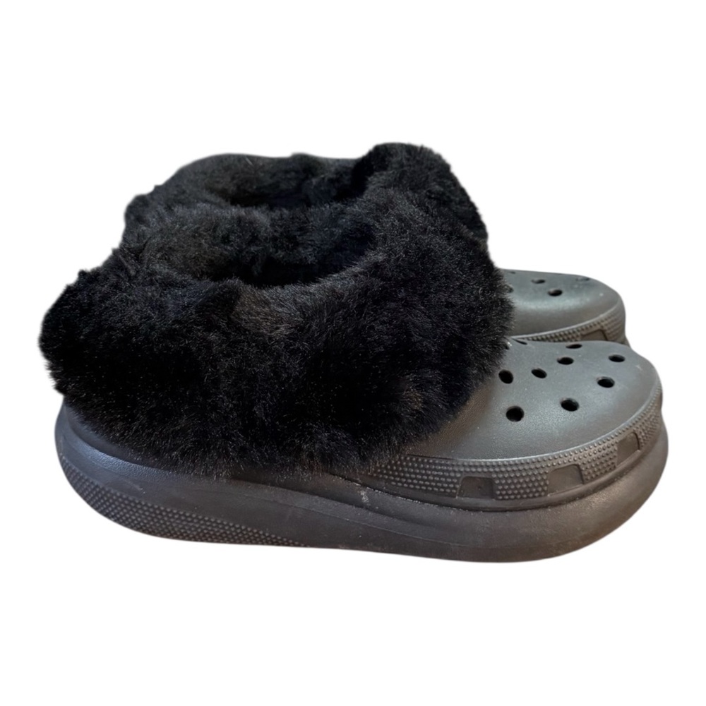 Crocs Furever Crush Clogs Women’s Size 6 Black